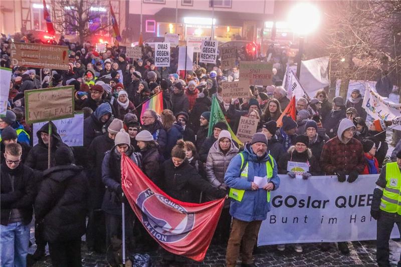 Die AfD lud zur Wahlkampfveranstaltung mit Rednern wie dem EU-Parlamentsabgeordn...