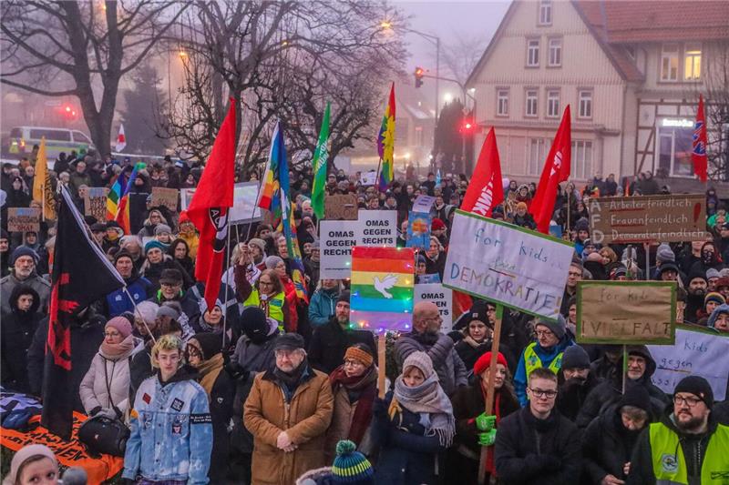 Die AfD lud zur Wahlkampfveranstaltung mit Rednern wie dem EU-Parlamentsabgeordn...