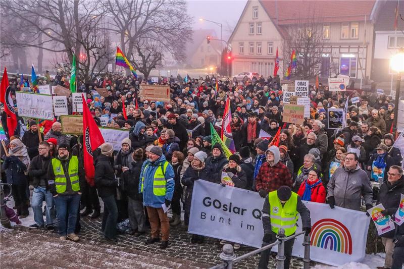 Die AfD lud zur Wahlkampfveranstaltung mit Rednern wie dem EU-Parlamentsabgeordn...