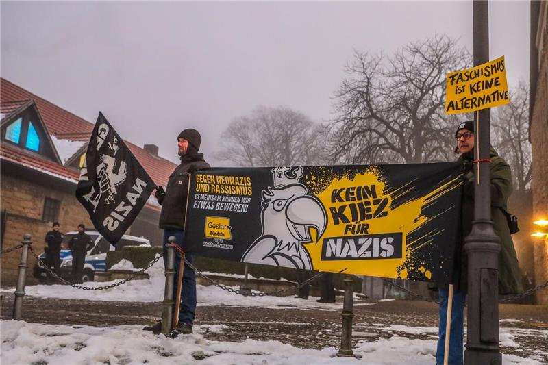 Die AfD lud zur Wahlkampfveranstaltung mit Rednern wie dem EU-Parlamentsabgeordn...