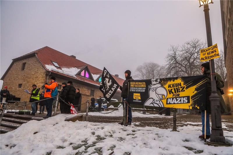 Die AfD lud zur Wahlkampfveranstaltung mit Rednern wie dem EU-Parlamentsabgeordn...