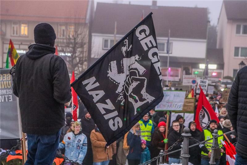 Die AfD lud zur Wahlkampfveranstaltung mit Rednern wie dem EU-Parlamentsabgeordn...
