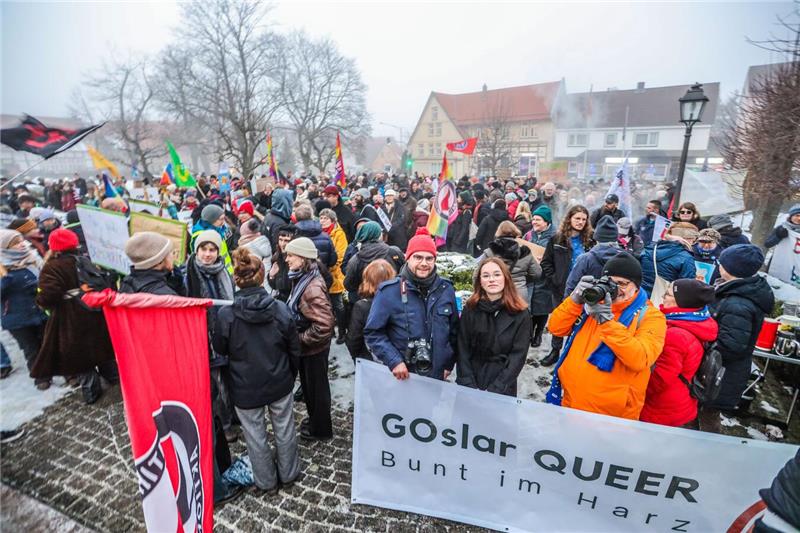 Die AfD lud zur Wahlkampfveranstaltung mit Rednern wie dem EU-Parlamentsabgeordn...