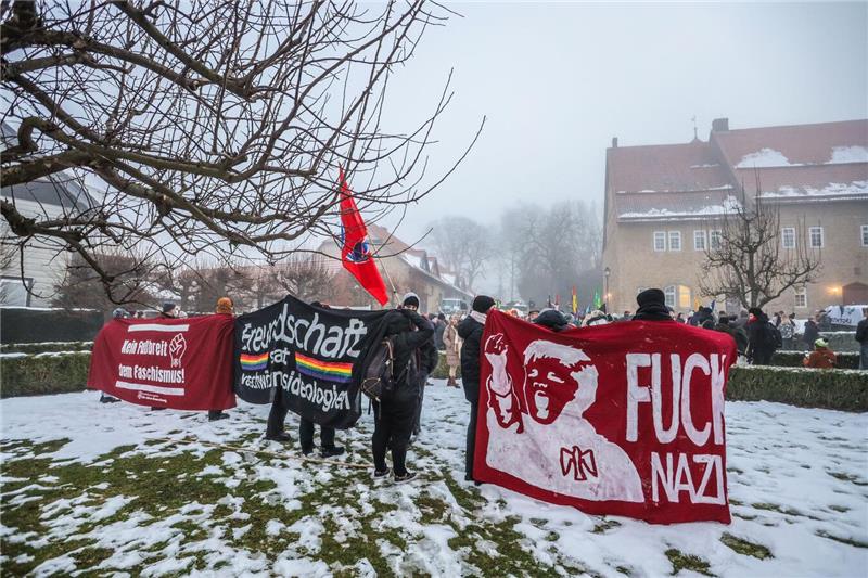 Die AfD lud zur Wahlkampfveranstaltung mit Rednern wie dem EU-Parlamentsabgeordn...
