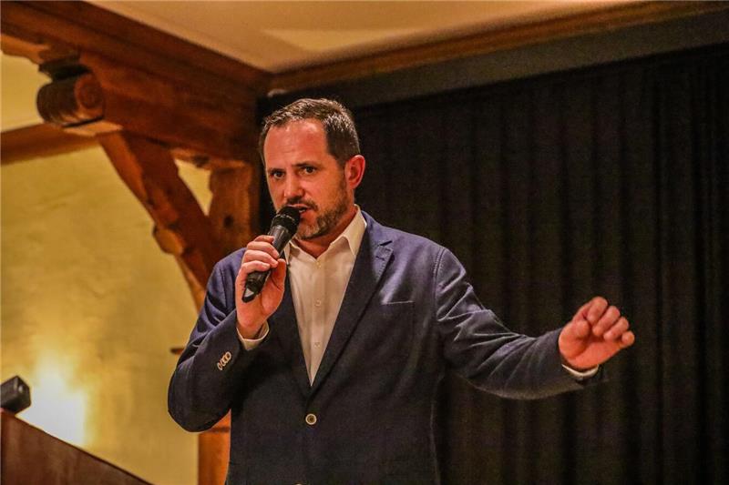 Die AfD lud zur Wahlkampfveranstaltung mit Rednern wie dem EU-Parlamentsabgeordn...