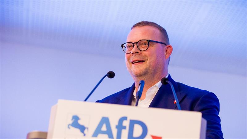 Die AfD um Landeschef Schledde verzeichnet die größten Zugewinne. (Archivbild)
