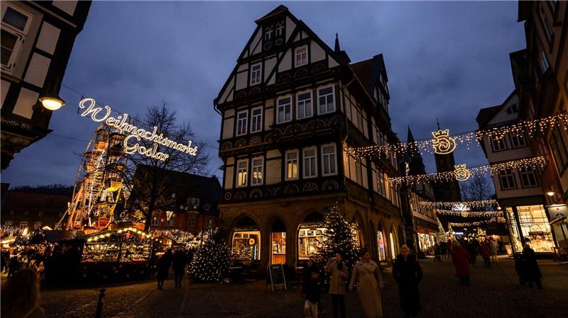Europaweit top - Was der Weihnachtsmarkt Goslar bietet Die Altstadt in Goslar ist Teil des Unesco-Weltkulturerbes.
