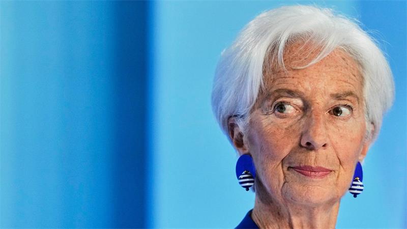 Die Amtszeit von EZB-Präsidentin Lagarde läuft bis Oktober 2027. (Archivbild)
