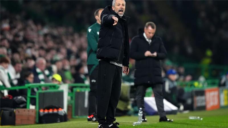 RB Leipzig von Celtic Glasgow überrannt - Doppelpack Kühn Die Anweisungen von der Seitenlinie halfen auch nichts: Marco Rose in Aktion.