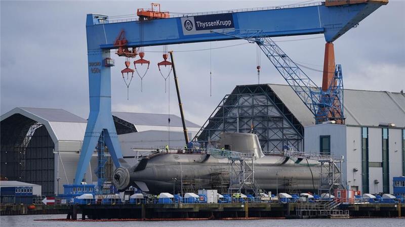 Thyssenkrupp will U-Boot-Sparte an die Börse bringen Die Auftragsbücher der Werft sind für die kommenden Jahre prall gefüllt. (Archivbild)