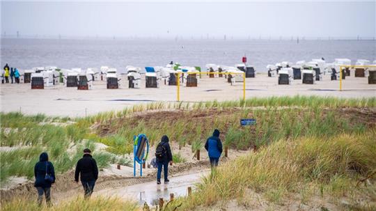 Die Auslastung der Unterkünfte an der Nordseeküste liegt in den Herbstferien zwischen 70 und 90 Prozent. (Archivbild)