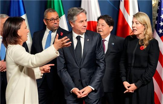 Die Außenministerinnen und Außenminister der G7-Staaten treffen sich in Münster.