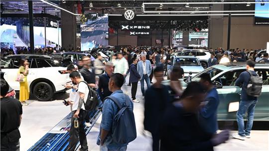 Die Automesse in Shanghai gehört zu den wichtigsten Branchentreffen der Welt. 