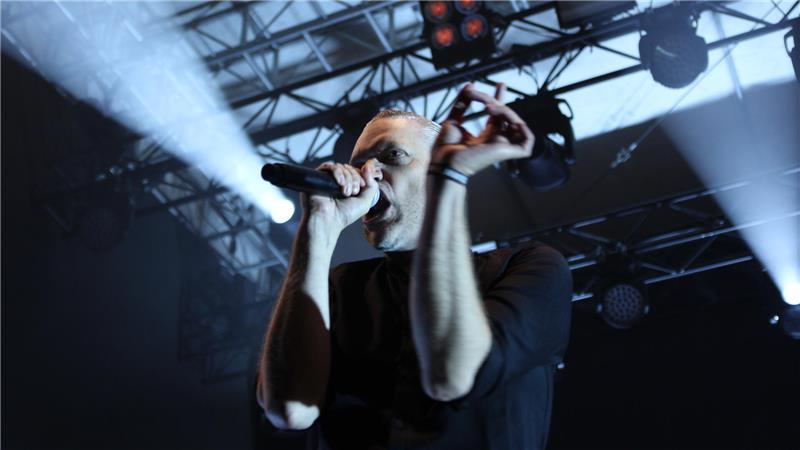 Die Band Adam Angst rockte mit zornigen Texten den Platz.