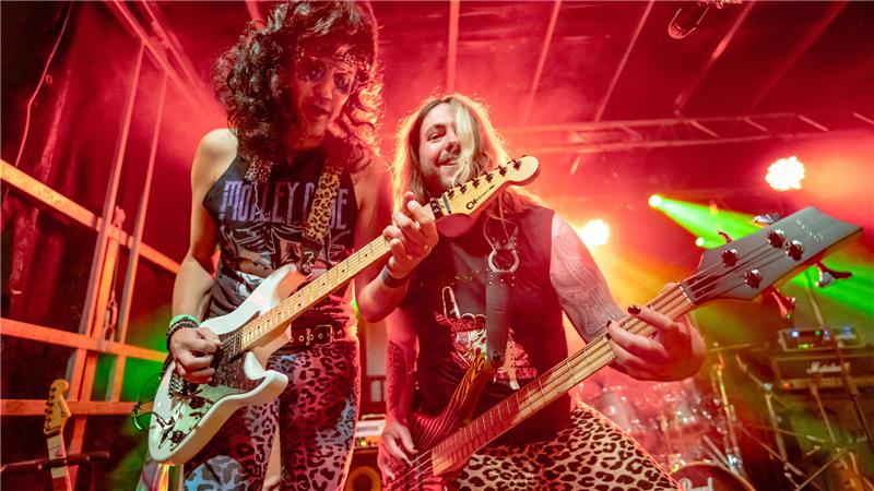 Die Band Wild Side auf der Jungen Bühne beim Altstadtfest 2024. Dieses Jahr wird es die Bühne nicht geben.