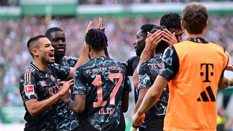 Die Bayern zerlegen den SV Werder.