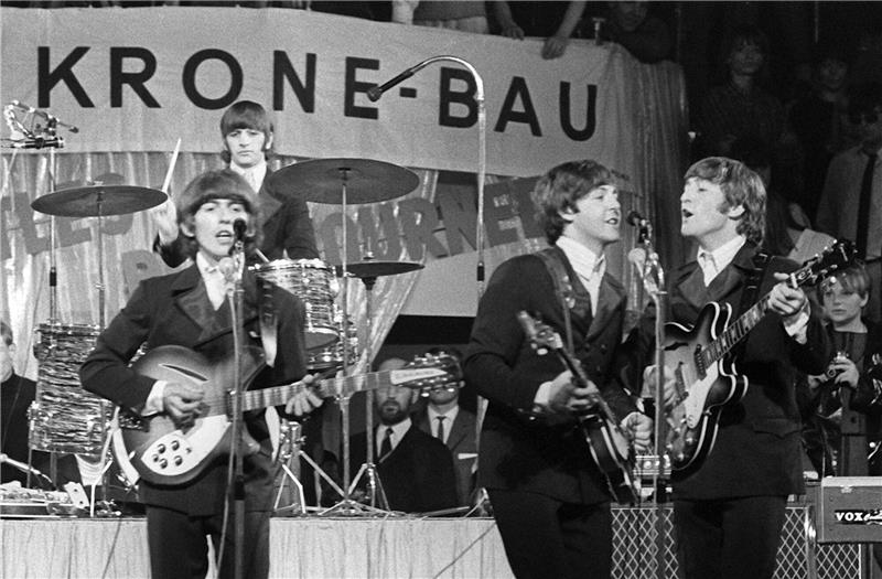 „Letzter” Beatles-Song erscheint am 2. November Die Beatles treten 1966 im Circus Krone-Bau auf.