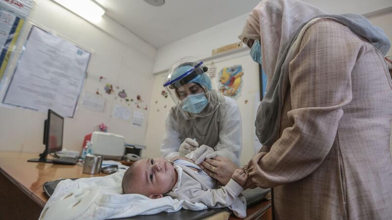 Polio-Impfeinsätze im Gazastreifen sollen in Kürze beginnen Die Behörden wollen mehr als 90 Prozent der Kinder unter 10 Jahren erreichen (Archivbild)
