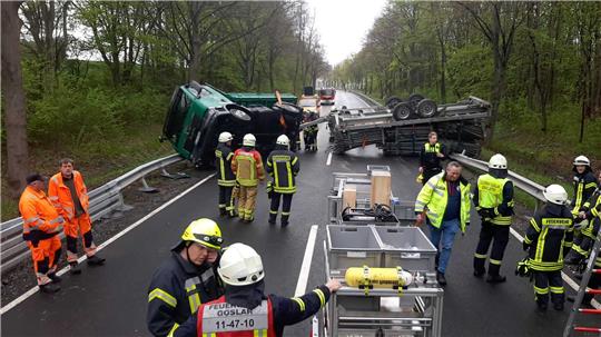 Die Bergung gestaltet sich als schwierig und dauert bis in den späten Nachmittag. Foto: Epping