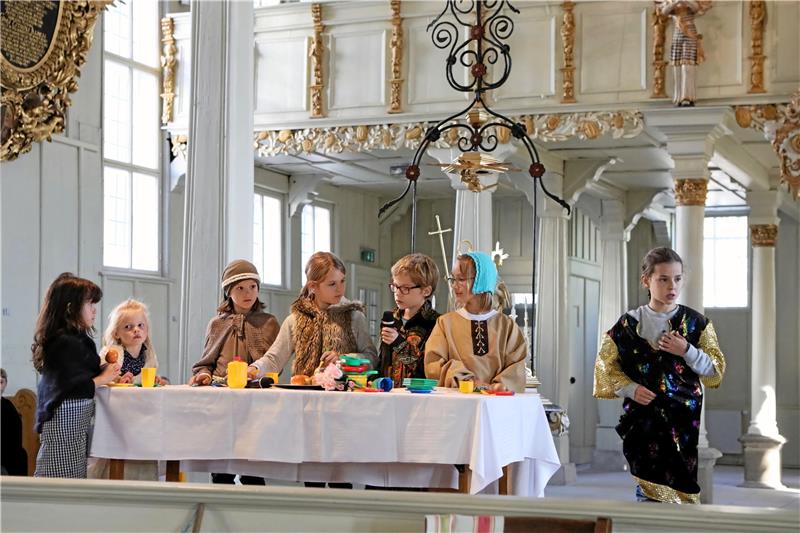 Die Bibelgeschichte erzählt von Joseph und seinen Brüder, oder getreu dem Musical-Titel „Wie Israel nach Ägypten kam“. Foto: Neuendorf