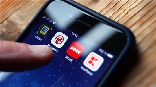 Die Bonus-Apps der Handelsketten werden von vielen Kunden genutzt.
