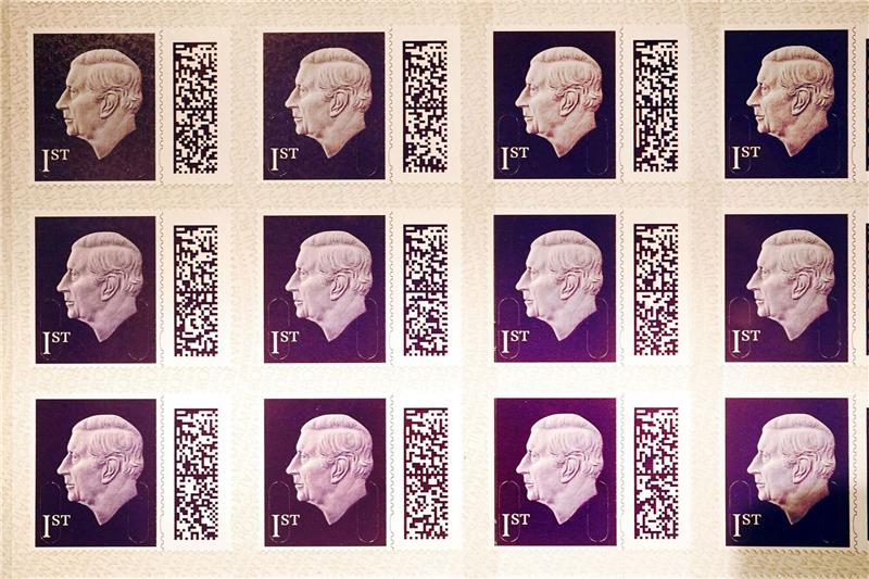 Neue Briefmarken mit König Charles III. enthüllt Die Briefmarke mit dem Antlitz von König Charles III. kommt im Laufe des Jahres in Umlauf.
