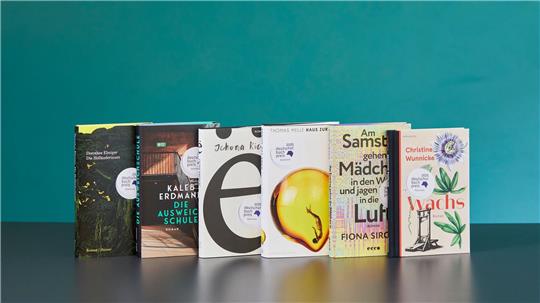 Die Bücher auf der Shortlist für den Deutschen Buchpreis stehen fest. 