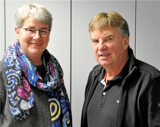 Die Bündnis-Sprecher: Christiane Dahncke und Michael Ohse. Foto: Heine