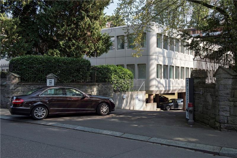 Die Büros der Gazprombank in Zürich.