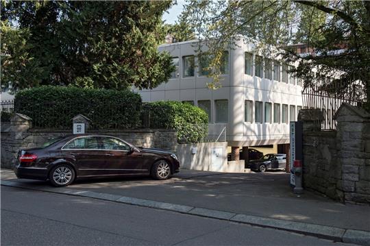 Die Büros der Gazprombank in Zürich.