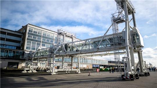 Die Bundespolizei nahm einen gesuchten Arbeiter im Kreuzfahrtterminal fest. (Archivbild)