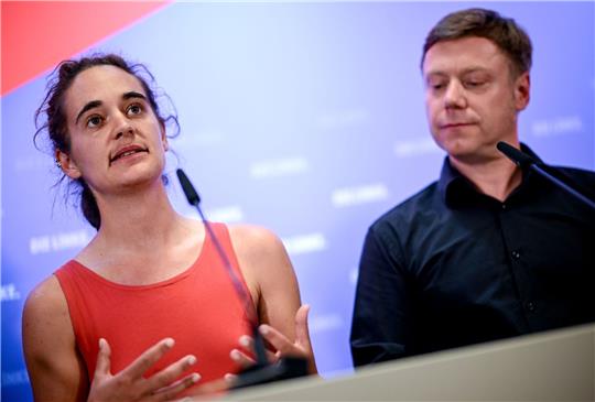 Die Bundesvorsitzenden der Linken schlagen Carola Rackete als Kandidatin für die Europawahl 2024 vor.
