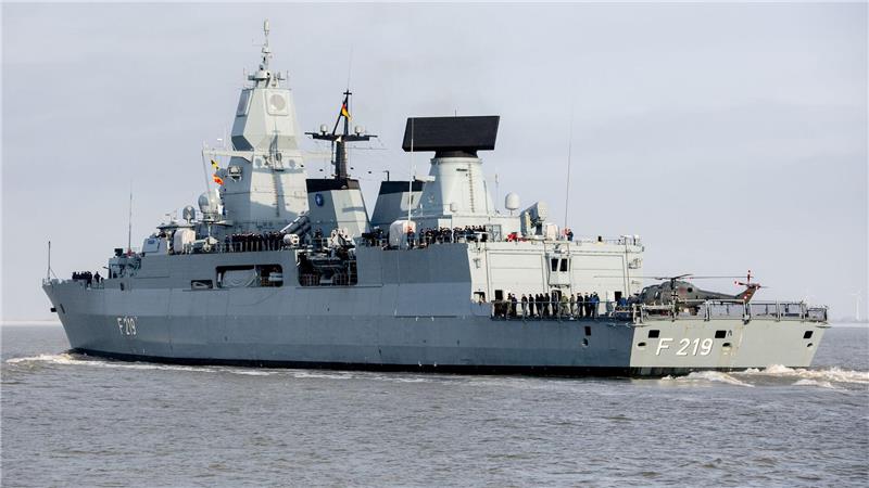 Merz vs. Trump: Warum der Kanzler seinen Ton verändert Die Bundeswehr verfügt über drei Fregatten der „Sachsen“-Klasse.