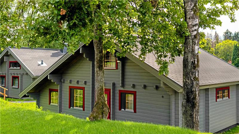 „Harz-Urlaubs-Alm“: Elf Ratsleute stimmen gegen mehr Ferienhäuser Zwei der kleinen Ferienhäuser.