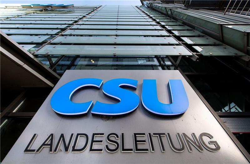 Bayerische Opposition fordert Spenden-Razzia bei der CSU Die CSU-Zentrale in München.