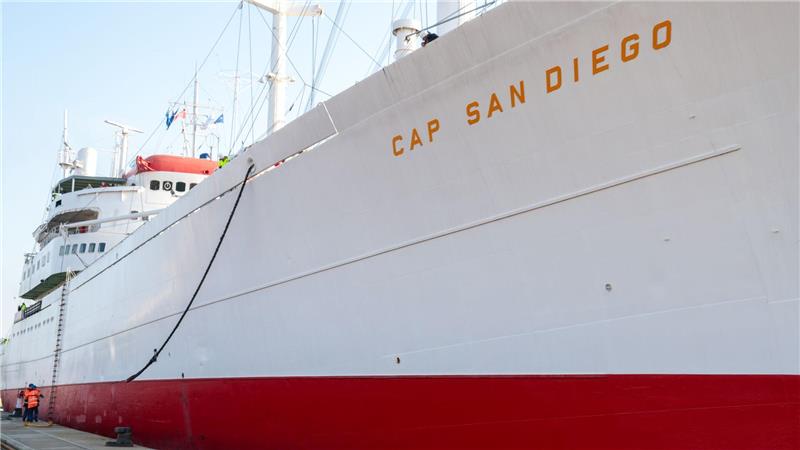 „Cap San Diego“ in der Werft: Ohne Ehrenamtliche geht nichts Die „Cap San Diego“ ist ein maritimes Denkmal.