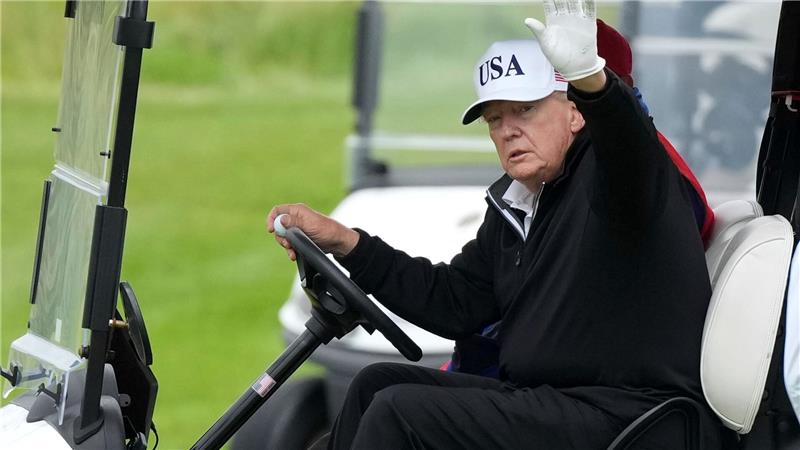 Die Chancen auf einen Deal beziffert Trump auf 50:50-