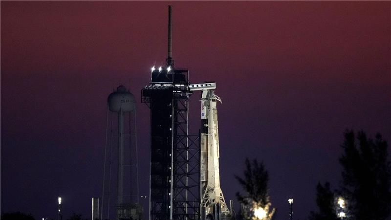 Vier Raumfahrer zur ISS gestartet Die Crew 11 ist mit der Falcon 9 zur ISS gestartet.