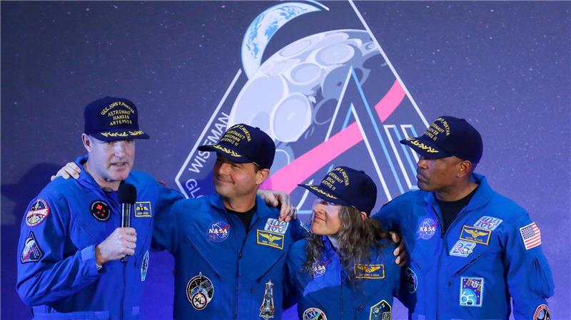 Die Crew hat ihre erste Pressekonferenz nach der Rückkehr gegeben. (Archivbild)