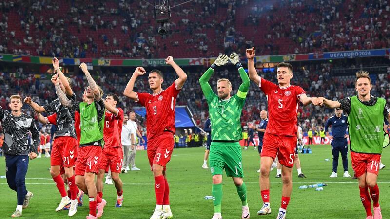 Die Dänen freuen sich auf das Achtelfinale gegen Deutschland.