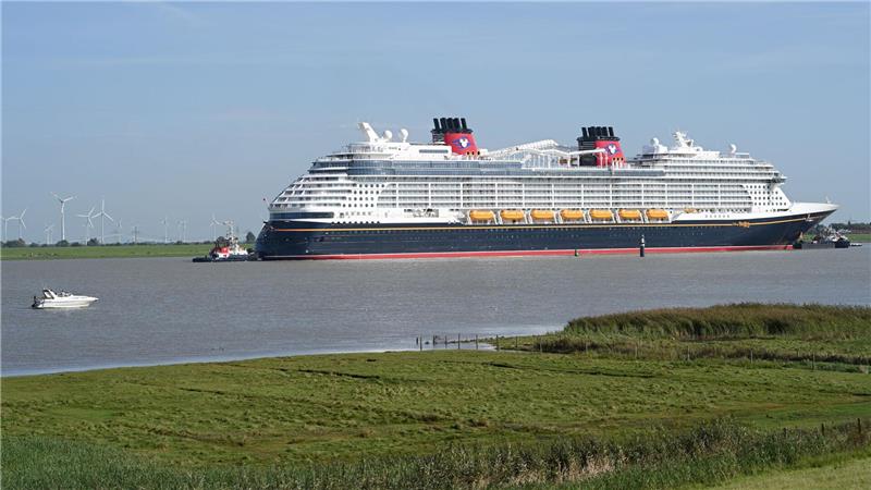 Meyer Werft liefert neues Kreuzfahrtschiff früher ab Die „Disney Destiny“ ist das jüngste von der Meyer Werft fertiggestellte Kreuzfahrtschiff. (Archivfoto)