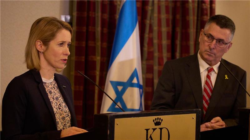 EU: Israel akzeptiert mehr Hilfe für Gazastreifen Die EU-Außenbeauftragte Kaja Kallas verhandelte zuletzt mit dem israelischen Außenminister Gideon Saar. (Archivbild)
