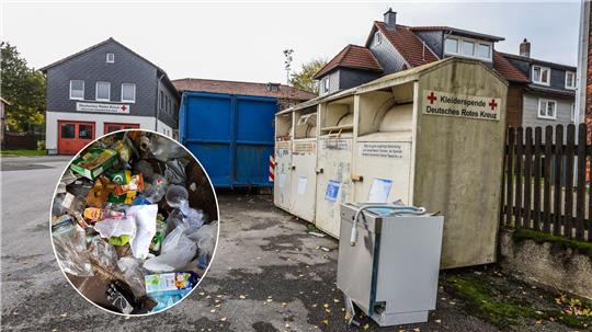 Die Ehrenamtlichen des DRK in Clausthal-Zellerfeld müssen regelmäßig unbrauchbare Spenden aussortieren und auf eigene Kosten entsorgen.