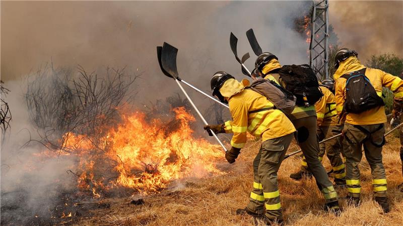 Spanien erlebt schlimmste Feuer seit zwei Jahrzehnten Die Einsatzkräfte bekommen Unterstützung aus Deutschland. (Archivfoto)