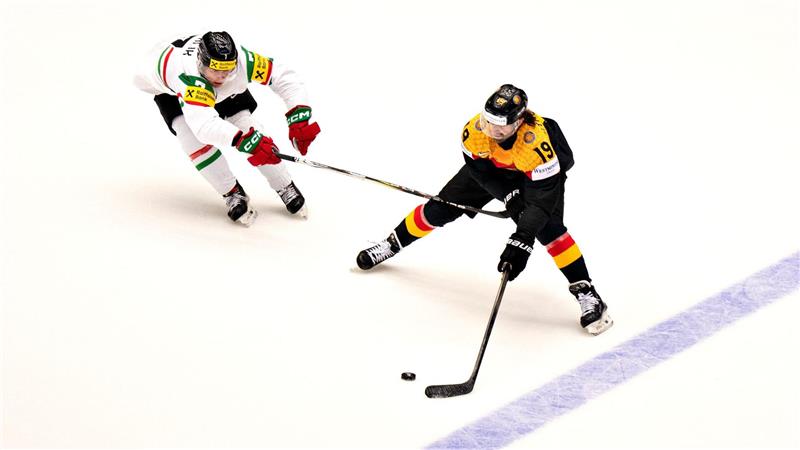 Die Eishockey-Nationalmannschaft war Aufsteiger Ungarn deutlich überlegen.