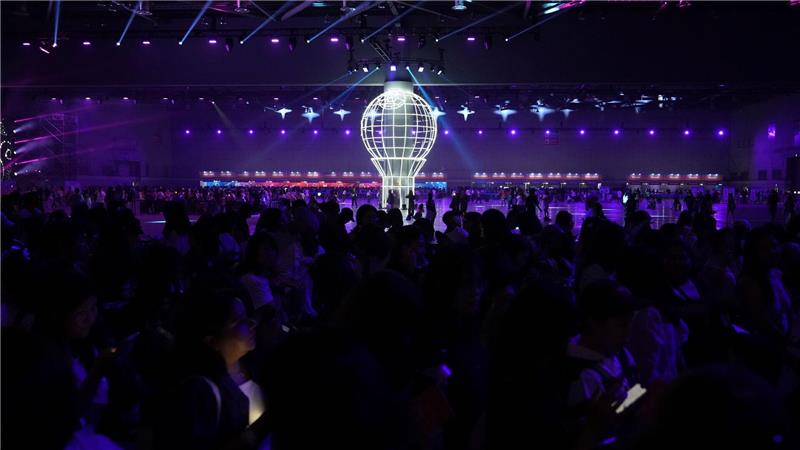 Die Erkennungsfarbe der K-Pop-Band: Lila. (Archiv)