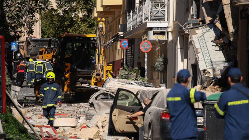 Die Explosion richtete in der Umgebung große Schäden an.