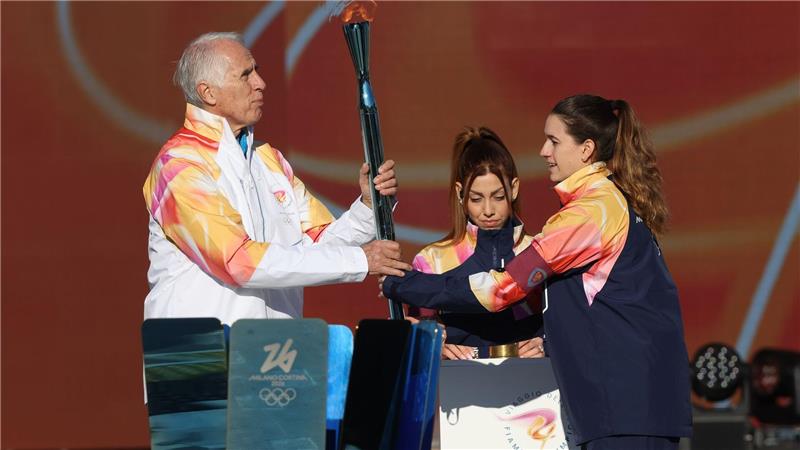 Die Fackel tourt seit Dezember durch Italien. (Archivbild)