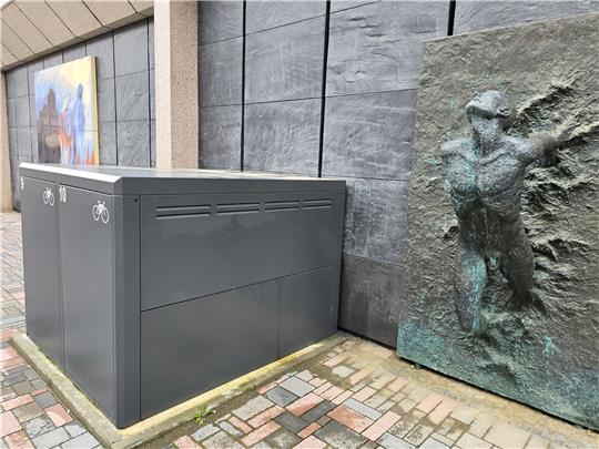 Die Fahrradboxen in der Wohldenberger Straße sollen am Vienenburger Bahnhof aufgestellt werden. Foto: Sowa