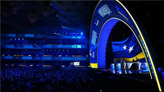 Die Farben von  Curaçao strahlen auf der WM-Bühne. 